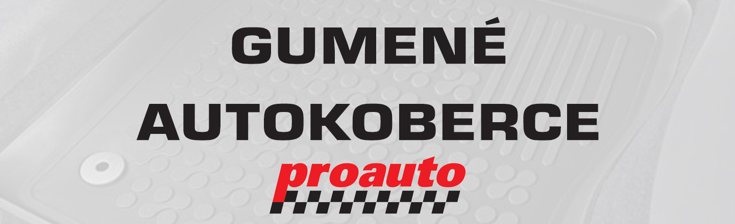 gumené autokoberce proauto